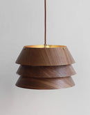 Axyaa Solid Wood Pendant Lights - Minimalist Design for Home Kitchen, Dining Room, Restaurant