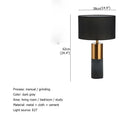Axyaa LED Table Floor Lamp Modern Black E27 Desk Light for Home Office Bedroom