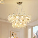 Axyaa Luxury Glass Crystal Chandelier for Living Room, Bedroom, and Study