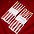 Axyaa Christmas Korean Reusable Chopsticks Set, Non-Slip, Food-Grade, Dishwasher-Safe