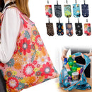 Axyaa Foldable Reusable Shopping Grocery Bag Eco-Friendly Beach Storage Tote - Fashion Print