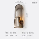 Axyaa Copper Glass LED Wall Lamp Modern Art Decor Stairs Bedside Background Aisle