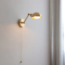 Axyaa Swing Arm LED Wall Lamp Modern Nordic Style Bedroom Bedside Light