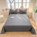 Axyaa Solid Color Lattice Yarn-Dyed Sheets - Soft and Skin-Friendly