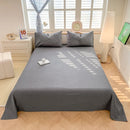 Axyaa Solid Color Lattice Yarn-Dyed Sheets - Soft and Skin-Friendly
