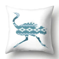 Axyaa Geometric Animal Series Pillowcase: Stylish Sofa Chair Seat Cover for Home Decor