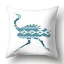 Axyaa Geometric Animal Series Pillowcase: Stylish Sofa Chair Seat Cover for Home Decor