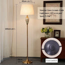 Axyaa Modern Chinese Ceramics LED Floor Lamp for Home Living Room & Bedroom