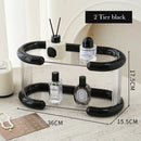 Axyaa Acrylic Makeup & Perfume Organizer: Vanity, Dresser & Kitchen Storage Tray