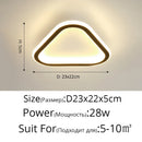 Axyaa Round LED Ceiling Lamp 25cm Creative Kitchen Light Square Home Indoor
