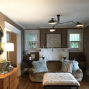 Axyaa Iron Pendant Lights American Vintage Industrial Style Ceiling Chandelier