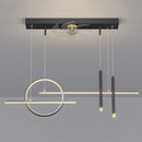 Axyaa Modern Ceiling Fan Chandeliers Pendant Lights with LED for Living Room and Dining Room
