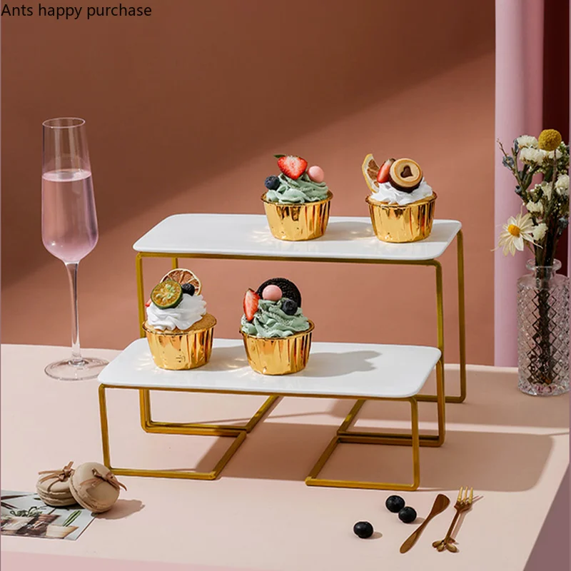 Axya Ceramic Plate Cake Stand Dessert Display Frame