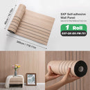 Axyaa 3D Partition Splicing Stickers Self-Adhesive Foam Roll Set for Indoor Use