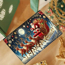 Christmas Santa & Reindeer Door Mat - Axyaa Home Decor