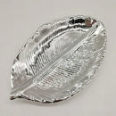 Axyaa Ceramic Leaf Jewelry Tray in Rose Gold and Silver