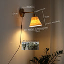 Axyaa Nordic LED Wall Sconce Ceramic Pull Chain Switch Light Fixture