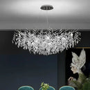 Axyaa Modern Crystal Ceiling Chandelier LED Pendant Light for Home Decor
