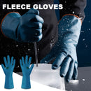 Axyaa Waterproof Fleece-Lined Dishwashing Gloves for Household Cleaning