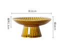 Axyaa Zen Style Pastry Plate – Small Delicate Tea Plate for Dim Sum