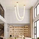 Axyaa Pearl Living Room Lamp Dining Room Chandelier Ceiling Salon Lighting