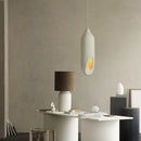 Axyaa Wabi Sabi Wind Chandelier: Handmade Cement LED Fixture for Creative Home Decor