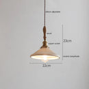 Axyaa Copper LED Pendant Light with Ceramic Lampshade- Japanese Style Décor
