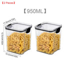 Axyaa Stackable Sealed Food Storage Containers for Kitchen Organization
