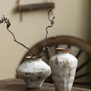 Axyaa Handmade Ceramic Hydroponic Vase Retro Art Wabi Sabi Style Hotel Decoration