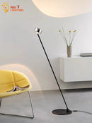 Axyaa Minimalist LED Floor Lamp with Induction Dimming - Modern Design for Living Room