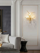 Axyaa Crystal Lamp: Luxury INS Style for Bedroom, Wall, Living Room.