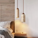 Axyaa Wabi Sabi Yellow Marble LED Wall Lamp for Home Decor