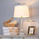 Axyaa Crystal Glass Ball Table Lamp for Living Room & Bedroom
