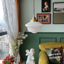 Axyaa Glass LED Pendant Light: Indoor Hanging Lamp Suspension Fixtures