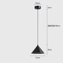 Axyaa Modern Pendant Lamp Brushed Sliver Black Lights for Bedroom, Kitchen, Dining Room
