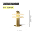 Axyaa Modern Marble Table Lamp Black Bedroom Living Room Art Lighting