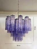 Axyaa Glass Chandelier Ceiling Pendant: Classic Luxury Kitchen Living Room Lighting