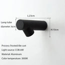 Axyaa LED Wall Sconce Aluminum Lighting in Black Grey White for Indoor Outdoor Décor