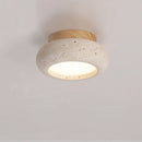 Axyaa Minimalist Yellow Cave Stone Ceiling Light for Hallway and Staircase
