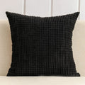 Axyaa Soft Corduroy Corn Grain Throw Pillow Cover for Home Decor - 40/45/50cm