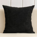Axyaa Soft Corduroy Corn Grain Throw Pillow Cover for Home Decor - 40/45/50cm