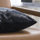 Axyaa Halloween Ghost Sequins Throw Pillow Cover 45x45 Room Decor