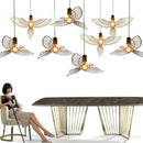 Axyaa Modern Bird Lamp Engraved Sculpture Flying Bird Nordic Design Minimalist Dinning Room Bar