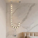 Axyaa Modern Luxury Home Staircase Pendant Lights Living Room Indoor Lighting