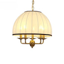 Axyaa Cream Pendant Light: Neoclassical LED Nordic Hanging Lamp for Home and Restaurant