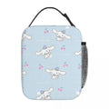 Axyaa Cinnamoroll Insulated Lunch Bag: Portable Thermal Cooler for Travel & Work.