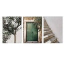 Axyaa Olive Tree Leaves Canvas Painting Posters Scandinavian Minimalist Wall Art