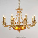 Axyaa French Country Style Copper Chandelier for Bedroom and Dining Room