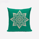 Axyaa Mandala Boho Retro Designer Linen Cushion Cover 45*45cm for Sofa