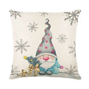 Merry Christmas Pillow Cover Set with Festive Prints - Axyaa